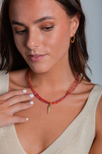 Detalle del colgante en forma de pez del Collar Mallorca