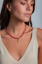 Detalle del colgante en forma de pez del Collar Mallorca