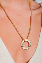 Collar dorado Tanya desmontable en oro 18k