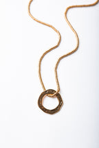 Collar dorado Tanya desmontable en oro 18k