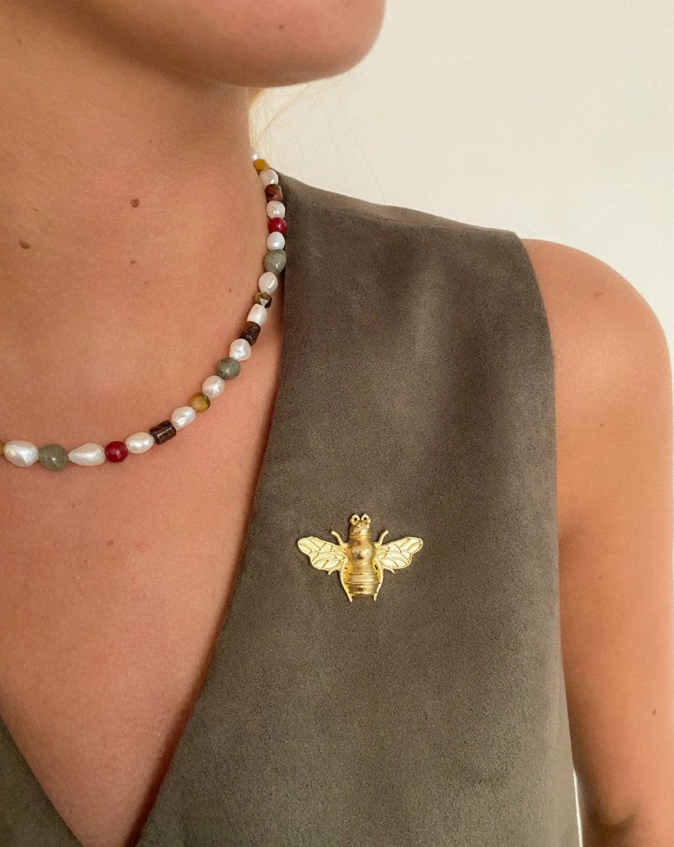 Prendedor Abeja Reina