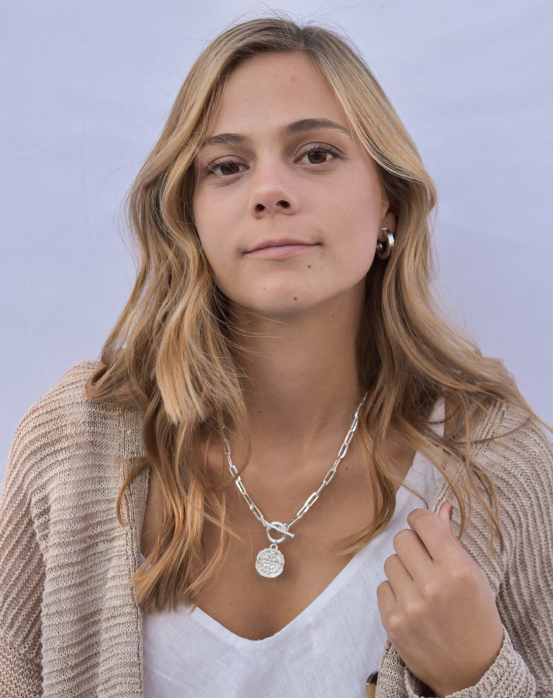 COLLAR SAN BENITO PLATA