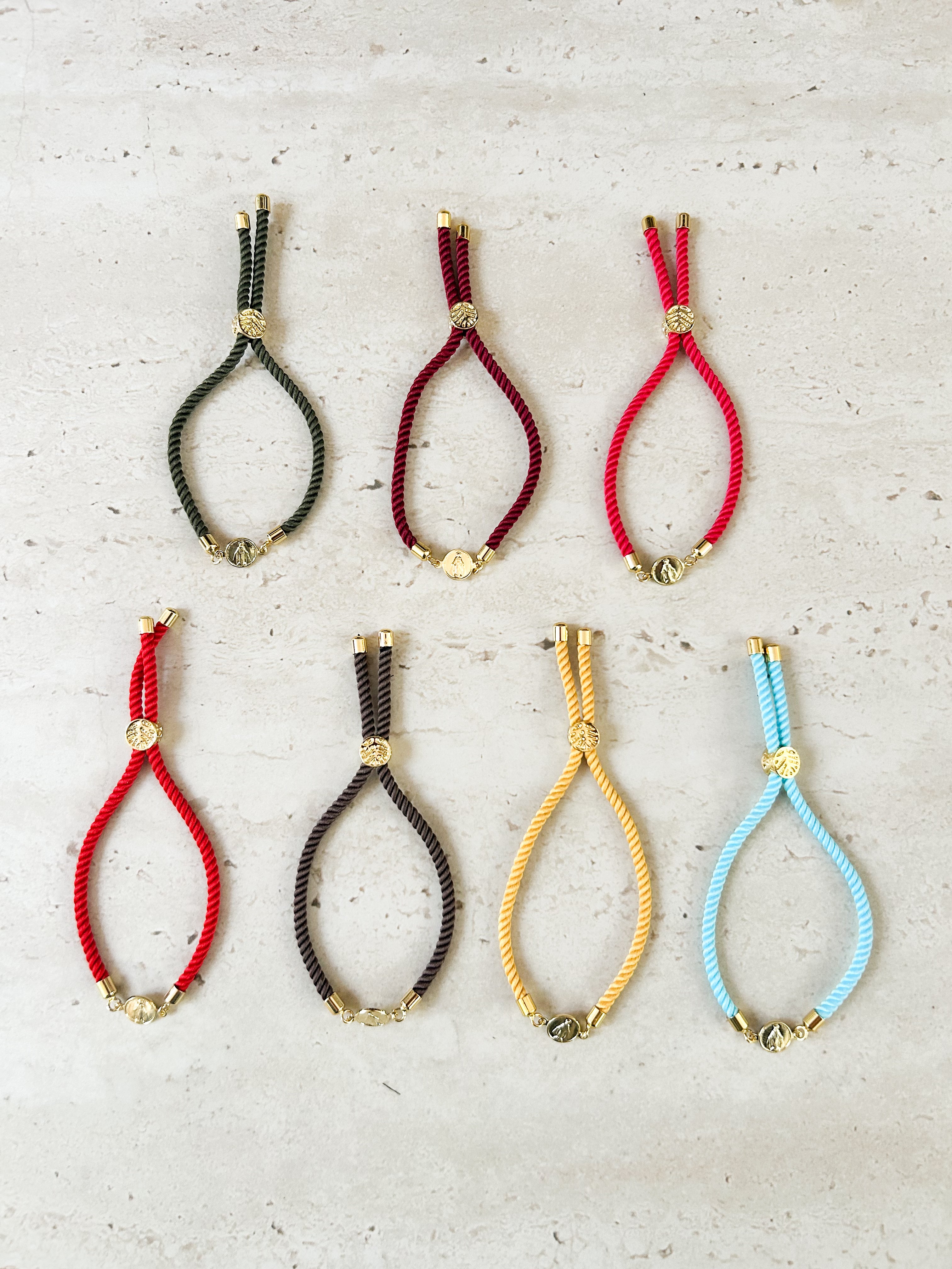 Pulsera cordón Virgen