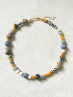 Collar Regina con piedras naturales jaspe, sodalita y labradorita – María Larraín