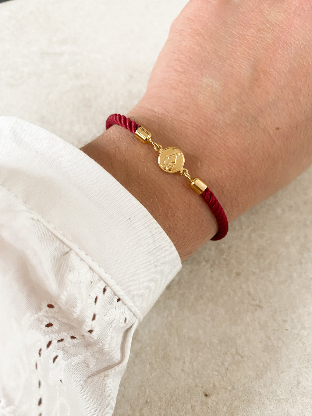 Pulsera cordón Virgen